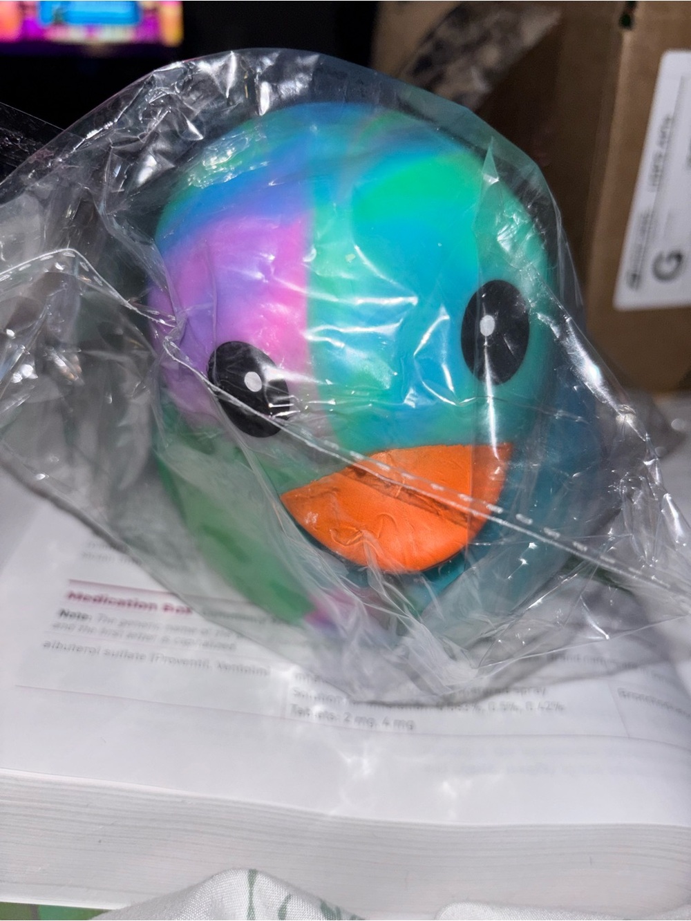 Jumbo duck squishy